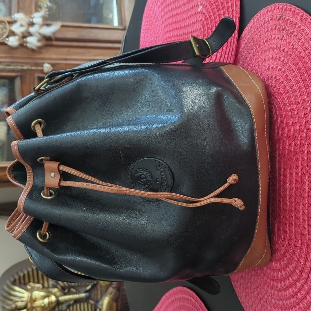 Marella Leather Bucket Bag